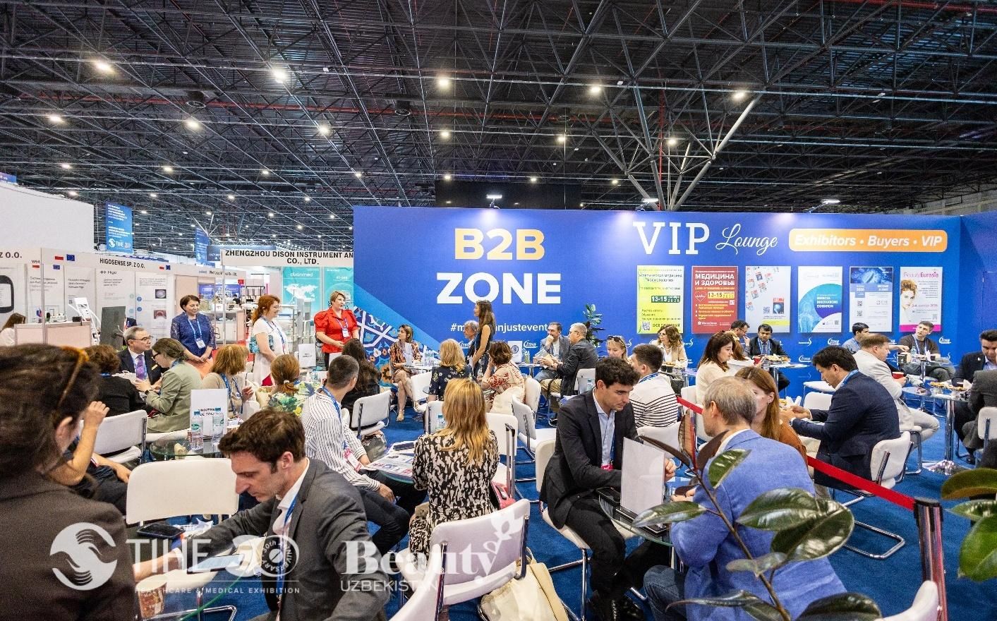B2B area at Beauty Uzbekistan