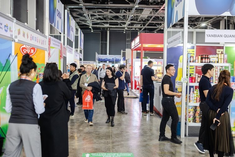 Aisles of FoodExpo Qazaqstan