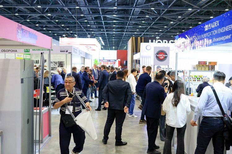 Aisles of InterFood Astana 2026