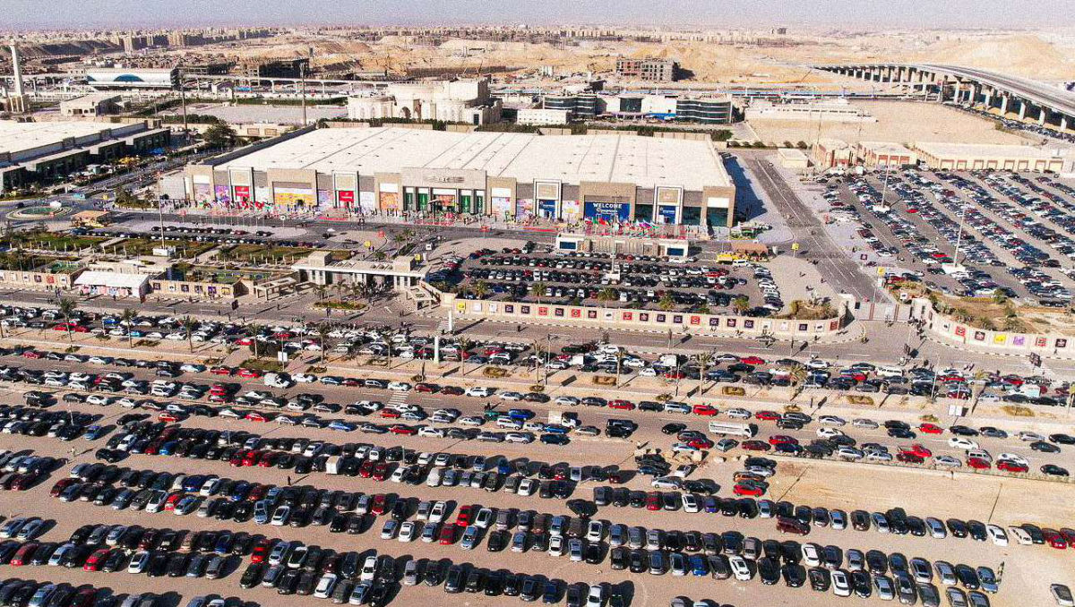 Egypt International Exhibition Center с высоты